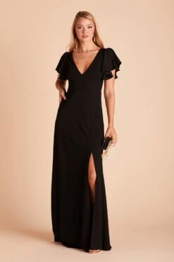 Hannah Crepe Dress - Black 18 Hannah Crepe Dress - Black -Elegance Bridal Store 03bc2d1802e6f1ffd62403a3a0758f51