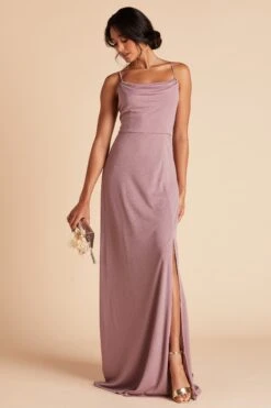 Ash Crepe Dress - Dark Mauve -Elegance Bridal Store 052dbef64572b5a4d7a4f8384e1cc1cc
