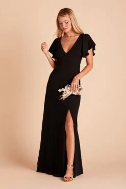 Hannah Crepe Dress - Black 19 Hannah Crepe Dress - Black -Elegance Bridal Store 05e4054f2ba5cfe189f05b32933176a8