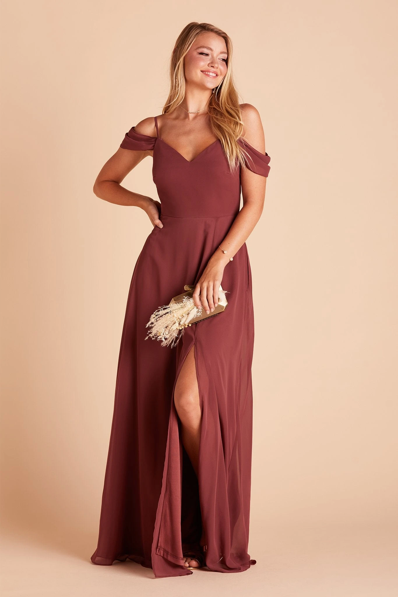 Devin Convertible Dress - Rosewood 8 Devin Convertible Dress - Rosewood - Image 6