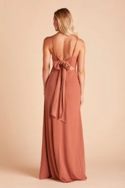 Benny Crepe Dress - Terracotta -Elegance Bridal Store 10975969602c27f31c9d5f8d94eab81a