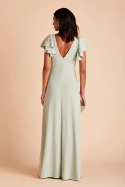 Hannah Crepe Dress - Sage -Elegance Bridal Store 17da75cbe55f3941633f5eafde0c7b1e
