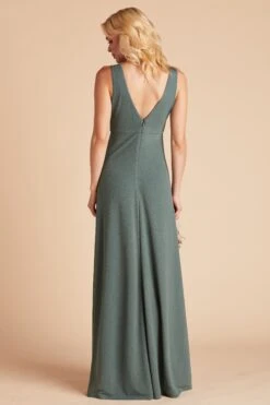 Shamin Crepe Dress - Sea Glass -Elegance Bridal Store 1f27aeb4d501cbc33a7774c3f29ac768