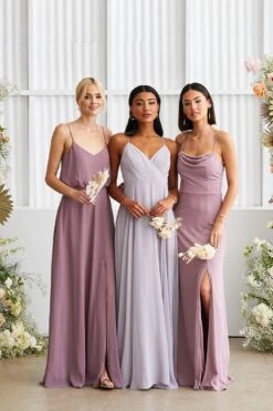 Ash Crepe Dress - Dark Mauve -Elegance Bridal Store 20210624 BIRDYGREY 1003 retouched
