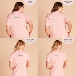 Jonny Pajama Set - Rose Pink -Elegance Bridal Store 2048x2048 PDP personalized Jonny Pjs RosePink 01