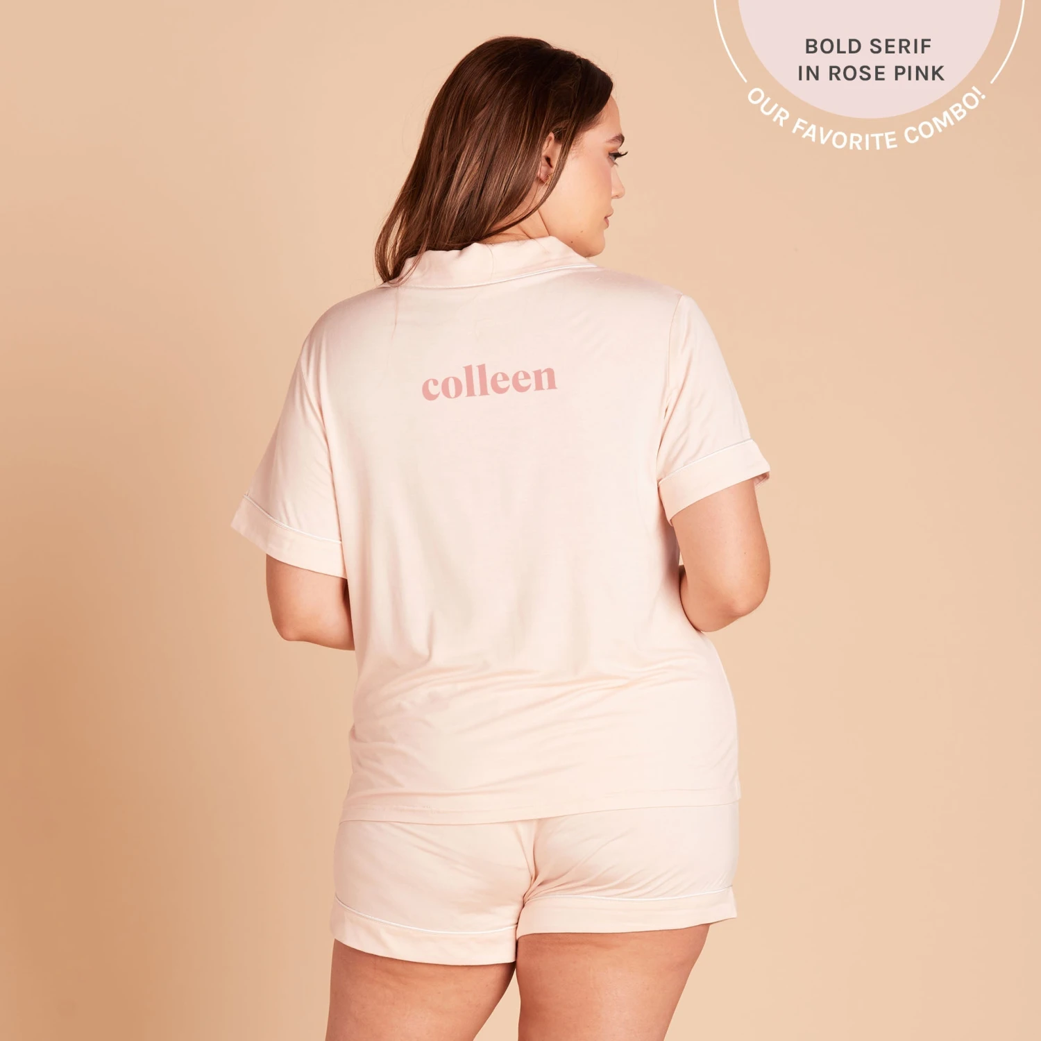 Jonny Pajama Set - Pale Blush 5 Jonny Pajama Set - Pale Blush - Image 3