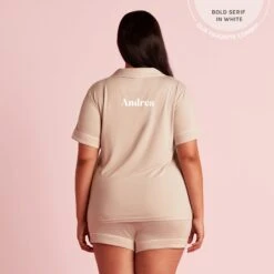 Jonny Pajama Set - Taupe 20 Jonny Pajama Set - Taupe -Elegance Bridal Store 2048x2048 PDP personalized JonnyPjs Taupe curve 02 401b24be 0d48 4623 af08 e9530c239001