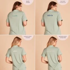 Jonny Pajama Set - Sage -Elegance Bridal Store 2048x2048 PDP personalized JonnyPjs sage 01