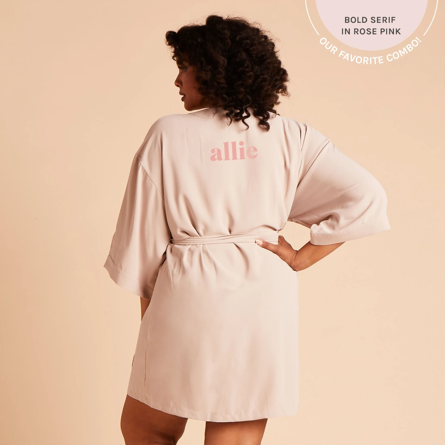 Karen Robe - Taupe 4 Karen Robe - Taupe - Image 2