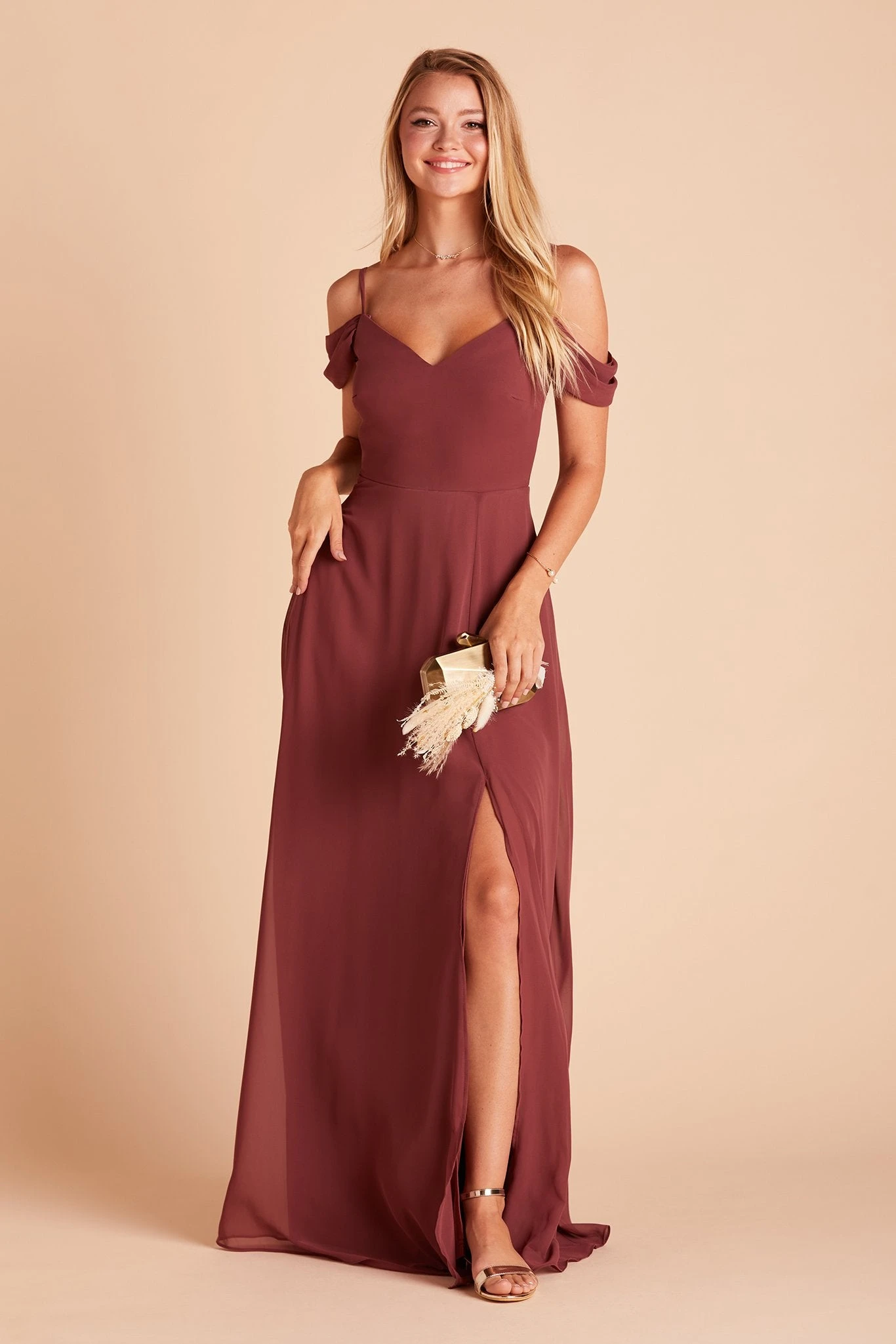 Devin Convertible Dress - Rosewood 3 Devin Convertible Dress - Rosewood
