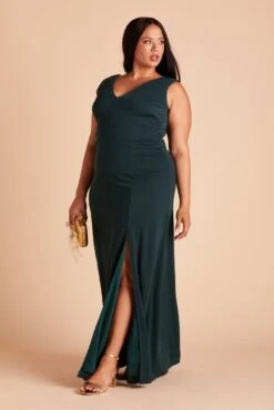 Shamin Crepe Dress - Emerald -Elegance Bridal Store 33c49b763103d7657e755f5541864b71 61bc1fdd 559d 4416 830a 7b37ec0b903d