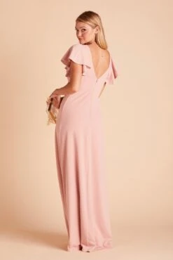 Hannah Crepe Dress - Dusty Rose -Elegance Bridal Store 34562ab79ed972f6de5de4d1abe4c09a