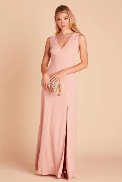 Shamin Crepe Dress - Dusty Rose -Elegance Bridal Store 3c4f4b4a4b099a01e9ce5584b635fb7e