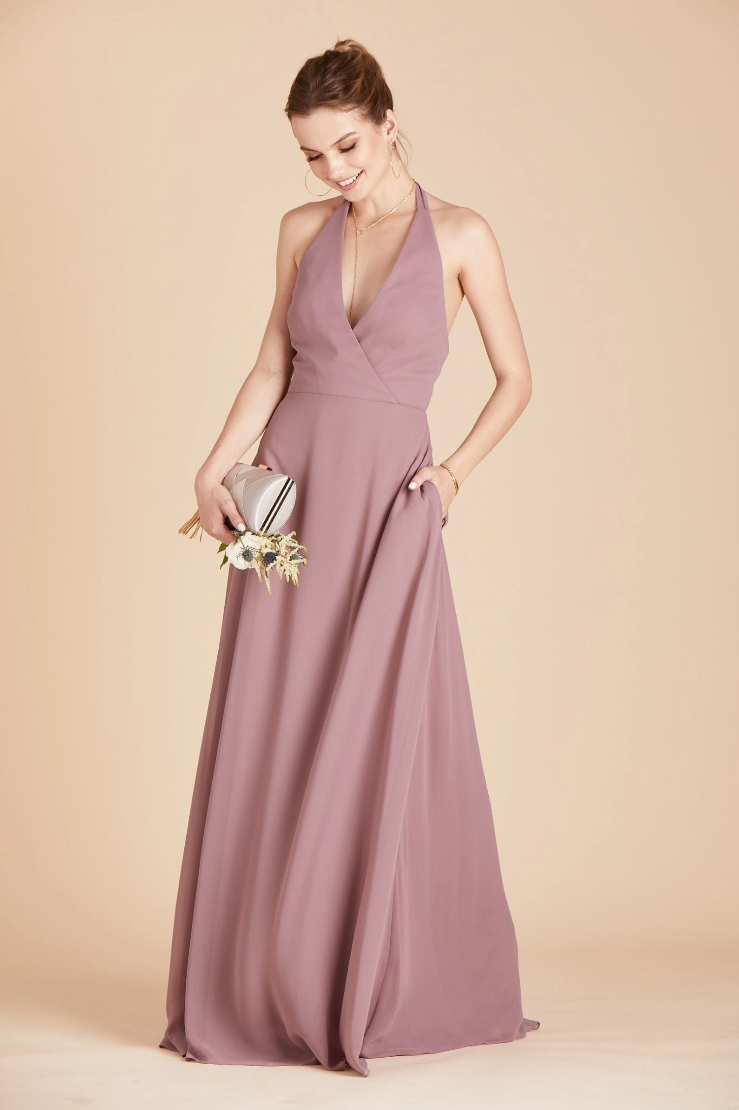 Moni Convertible Dress - Dark Mauve 7 Moni Convertible Dress - Dark Mauve - Image 5