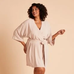 Karen Robe - Taupe 15 Karen Robe - Taupe -Elegance Bridal Store 3f0f394c492041803b5a34bca30f109a