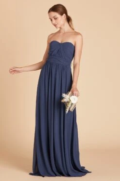 Grace Convertible Dress - Slate Blue -Elegance Bridal Store 4125d3fe7e29cbff06059a1d63253c7c