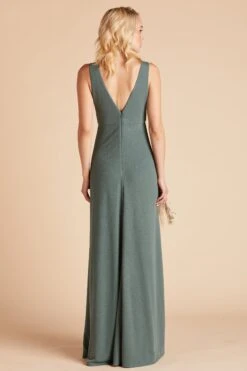 Shamin Crepe Dress - Sea Glass -Elegance Bridal Store 45b2712bea955fc6c6957ccf500b6656