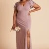 Hannah Crepe Dress - Dark Mauve -Elegance Bridal Store 491bfbece50e8d1b766246650123c951 5a90b50c a1a0 46aa 99d1 f73234526d01
