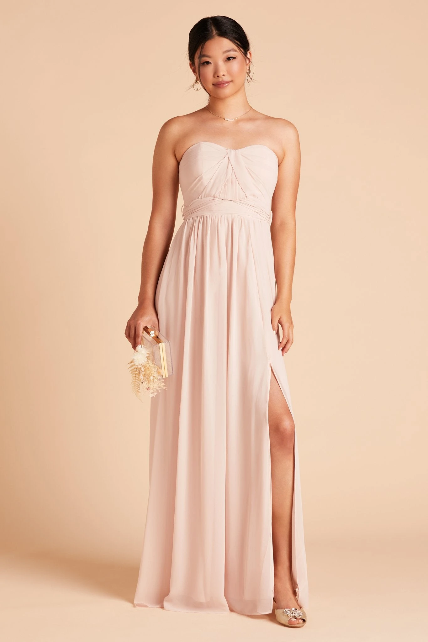 Grace Convertible Dress - Pale Blush 21 Grace Convertible Dress - Pale Blush - Image 19