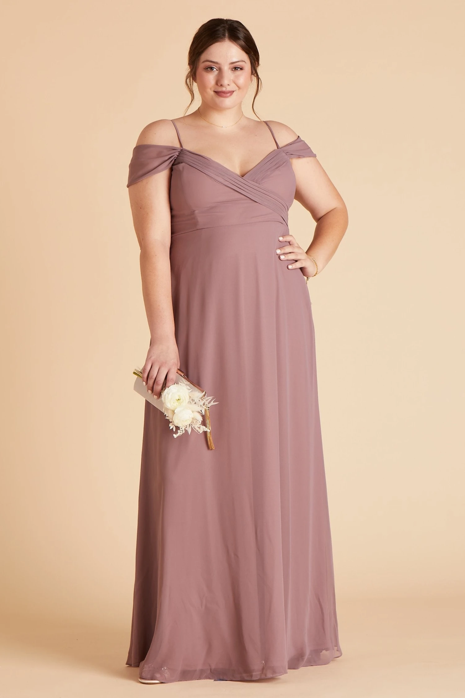 Spence Convertible Dress - Dark Mauve 4 Spence Convertible Dress - Dark Mauve - Image 2
