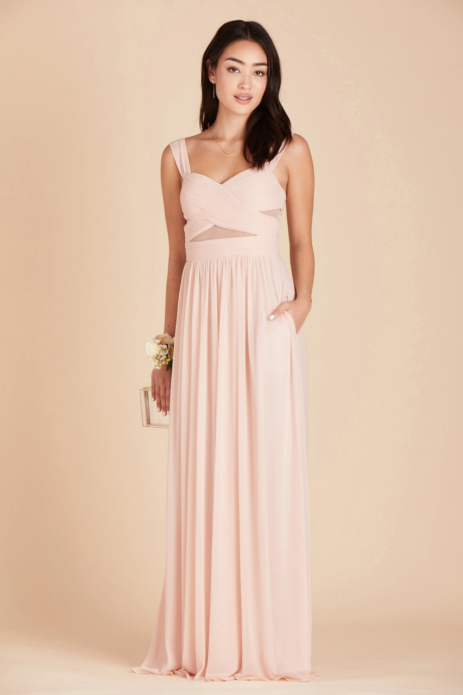 Elsye Dress - Pale Blush 7 Elsye Dress - Pale Blush - Image 5