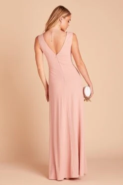 Shamin Crepe Dress - Dusty Rose -Elegance Bridal Store 624814c524fd0bdba3231deb206eed5d