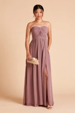 Grace Convertible Dress - Dark Mauve -Elegance Bridal Store 63ea44470fae2f58451c3a383d5a5e50