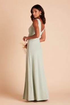 Shamin Crepe Dress - Sage -Elegance Bridal Store 670e8b558be12476e750eb0ed25c664e