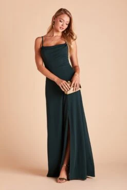 Ash Crepe Dress - Emerald -Elegance Bridal Store 680fde403a75b076f6b2096846e02656