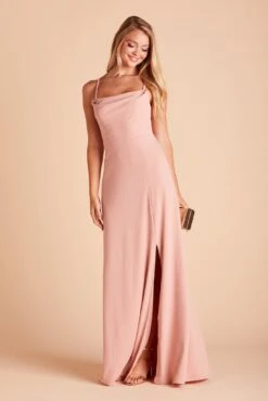 Ash Crepe Dress - Dusty Rose -Elegance Bridal Store 68925e5da7e42022822dc00db64470b8