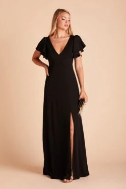 Hannah Crepe Dress - Black 20 Hannah Crepe Dress - Black -Elegance Bridal Store 71808401632381baccfe8513d71a36a7