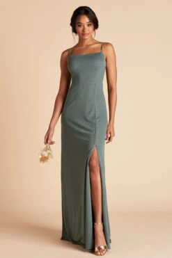 Benny Crepe Dress - Sea Glass -Elegance Bridal Store 7792e630326f378234455a584da65730