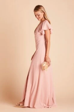 Hannah Crepe Dress - Dusty Rose -Elegance Bridal Store 779eeadc4670998d4a5169b72fc12039