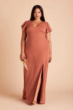 Hannah Crepe Dress - Terracotta -Elegance Bridal Store 7a27005640ff9fd074bf1b4ecd616c4a cf73e7f3 f175 4e3c b938 d90c913b581b