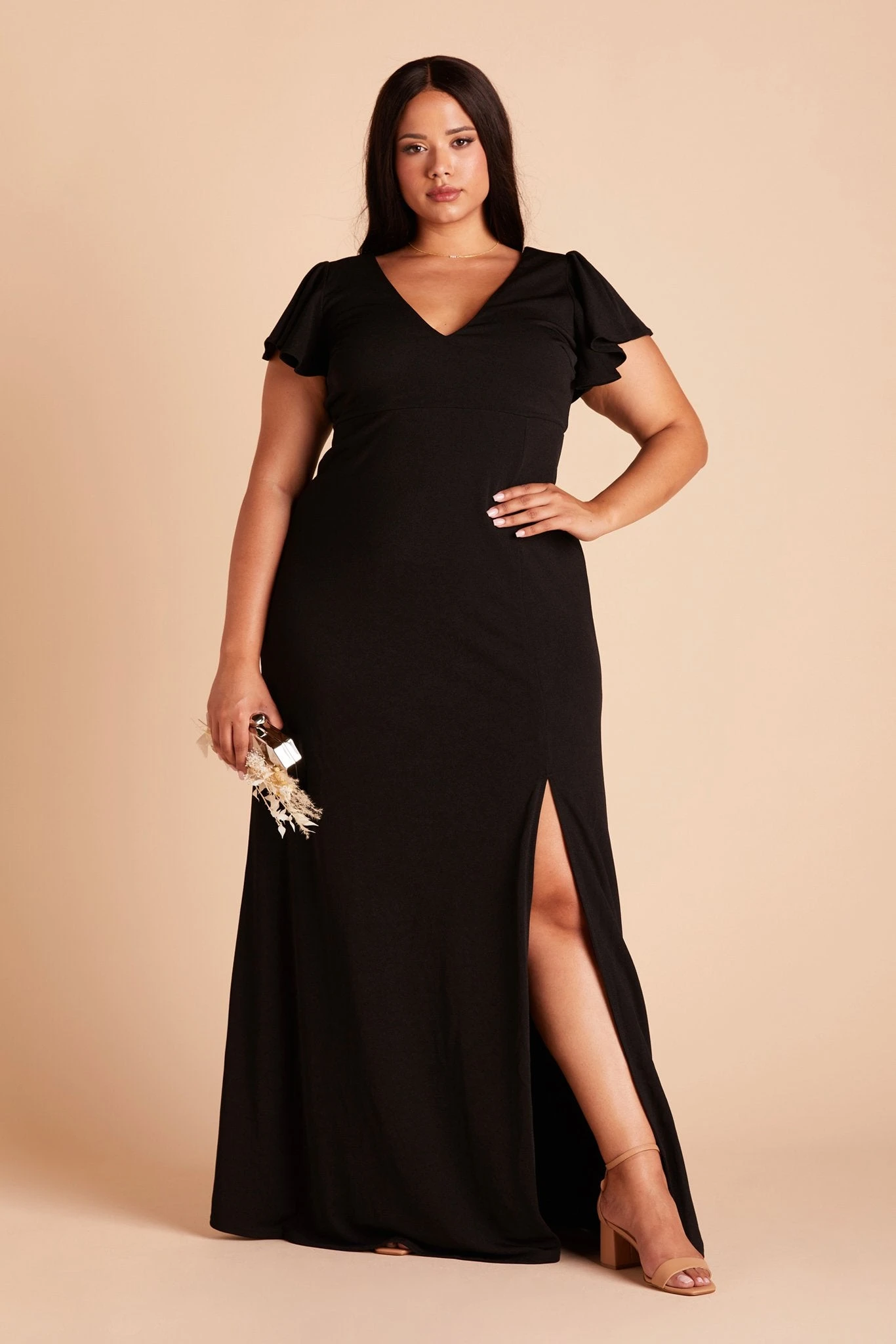 Hannah Crepe Dress - Black 4 Hannah Crepe Dress - Black - Image 2