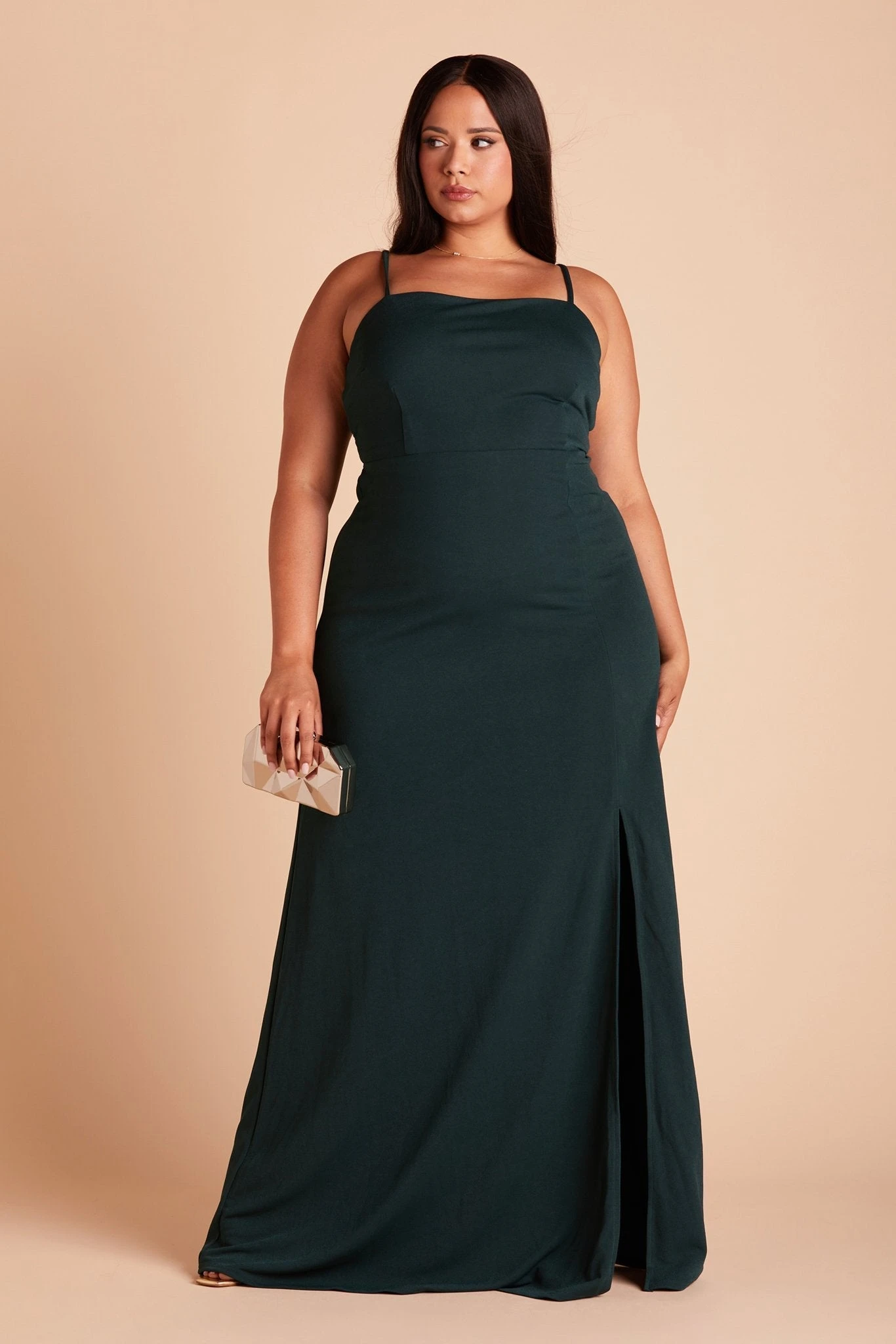 Benny Crepe Dress - Emerald 15 Benny Crepe Dress - Emerald - Image 13