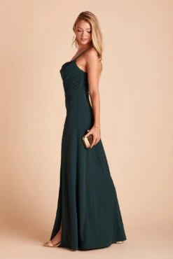 Ash Crepe Dress - Emerald -Elegance Bridal Store 90792c67faa098271647b6cd3bbe63b5