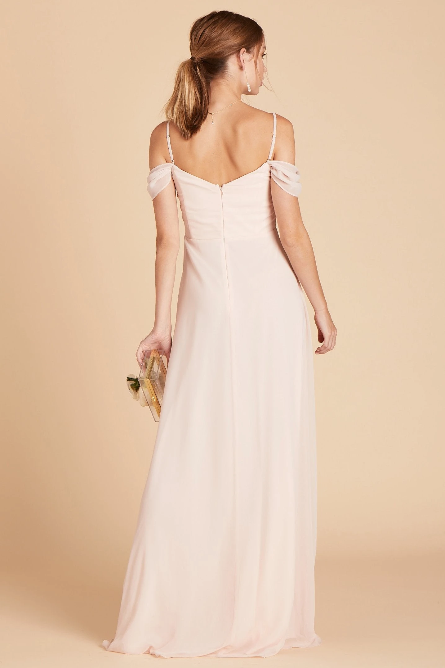 Spence Convertible Dress - Pale Blush 18 Spence Convertible Dress - Pale Blush - Image 16