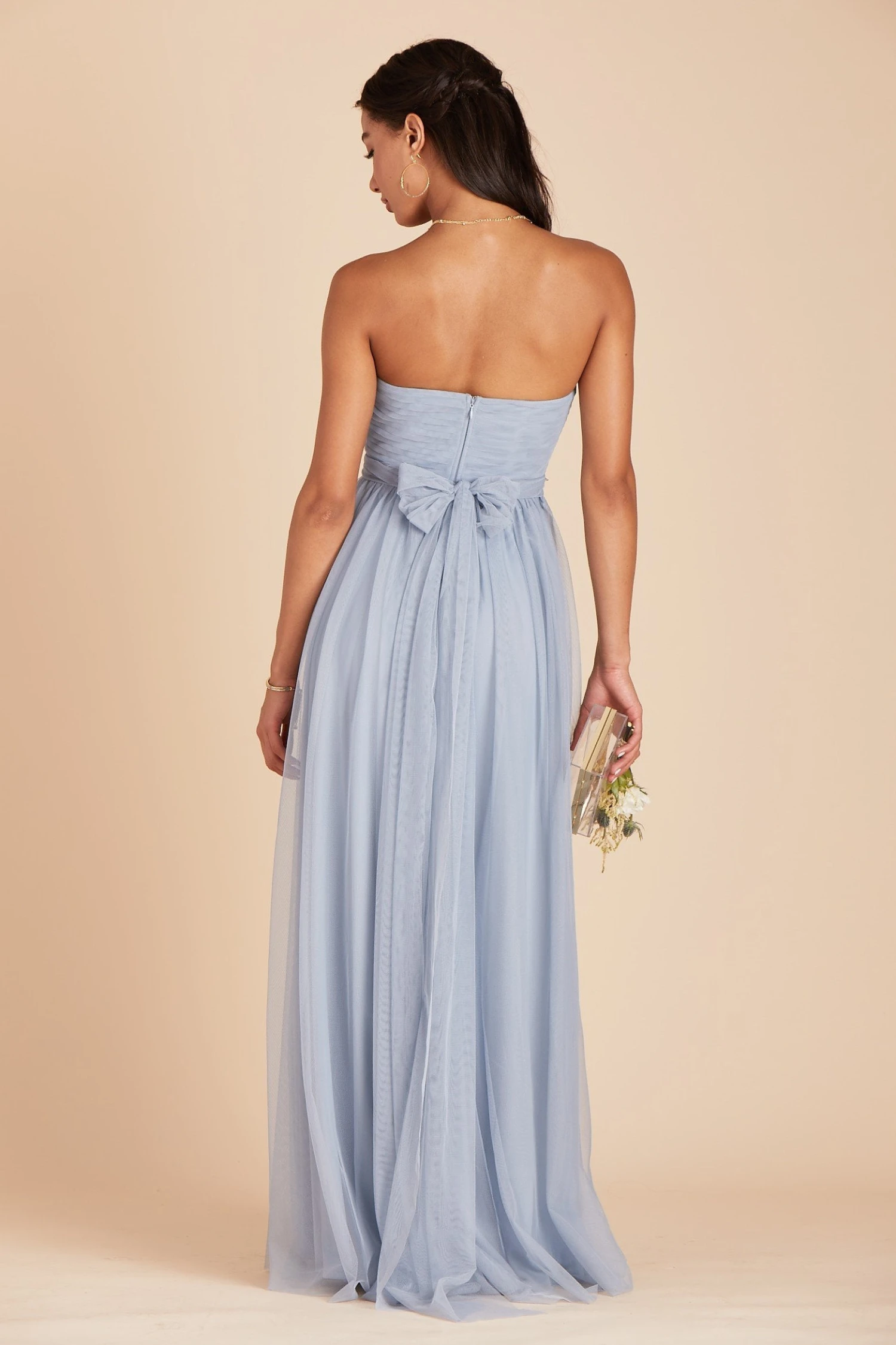 Christina Convertible Dress - Dusty Blue 11 Christina Convertible Dress - Dusty Blue - Image 9