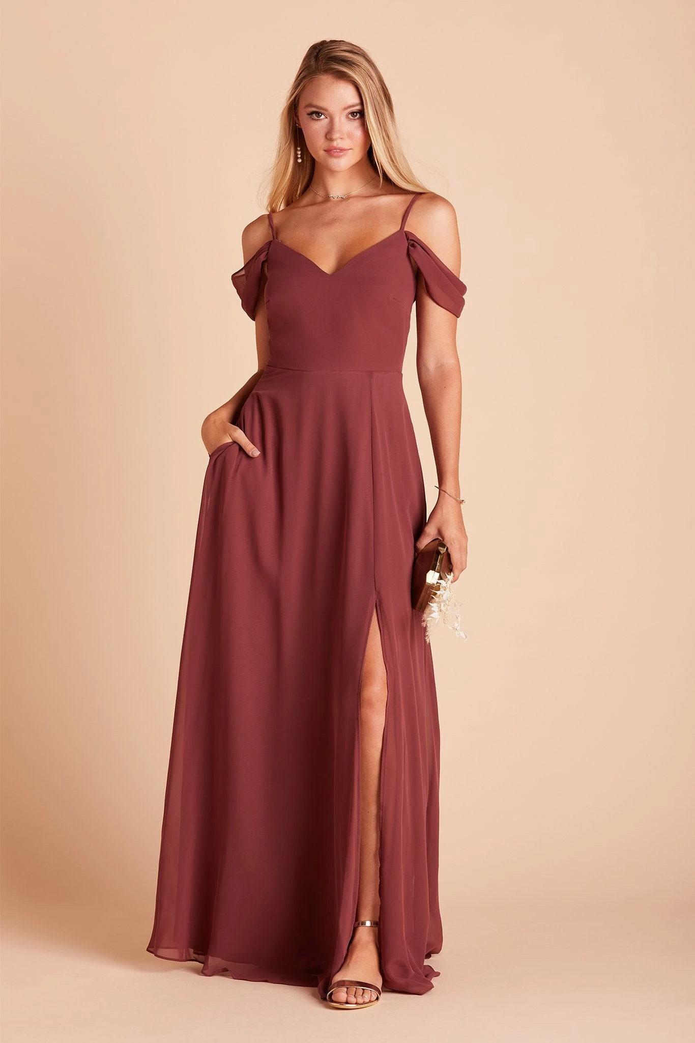 Devin Convertible Dress - Rosewood 11 Devin Convertible Dress - Rosewood - Image 9