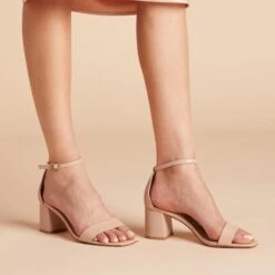 Natalie Chunky Heel - Nude Blush -Elegance Bridal Store 9d83b318e6c658538746c6aa666f518f