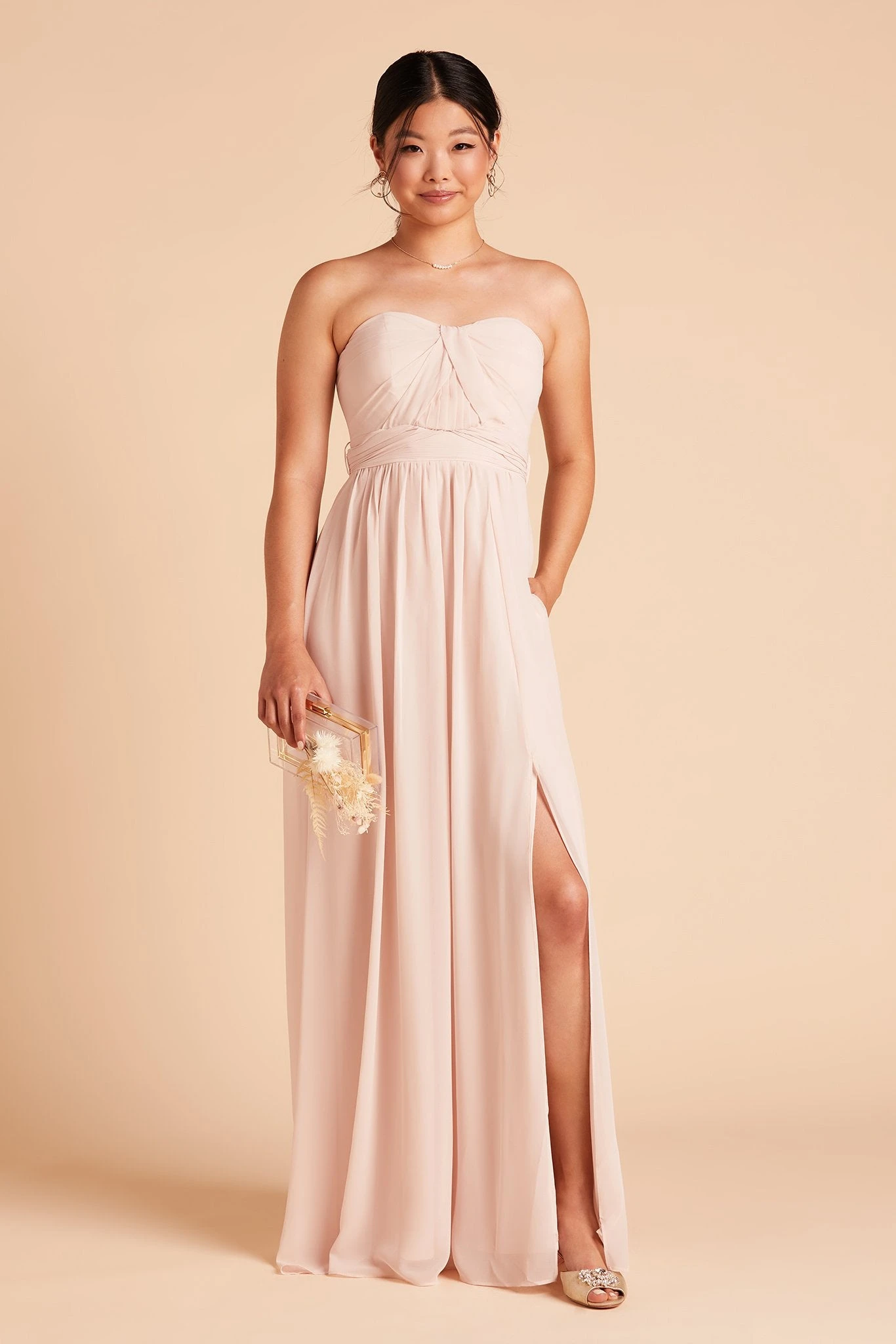Grace Convertible Dress - Pale Blush 20 Grace Convertible Dress - Pale Blush - Image 18