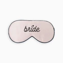 Silk Bride Sleep Mask - Black