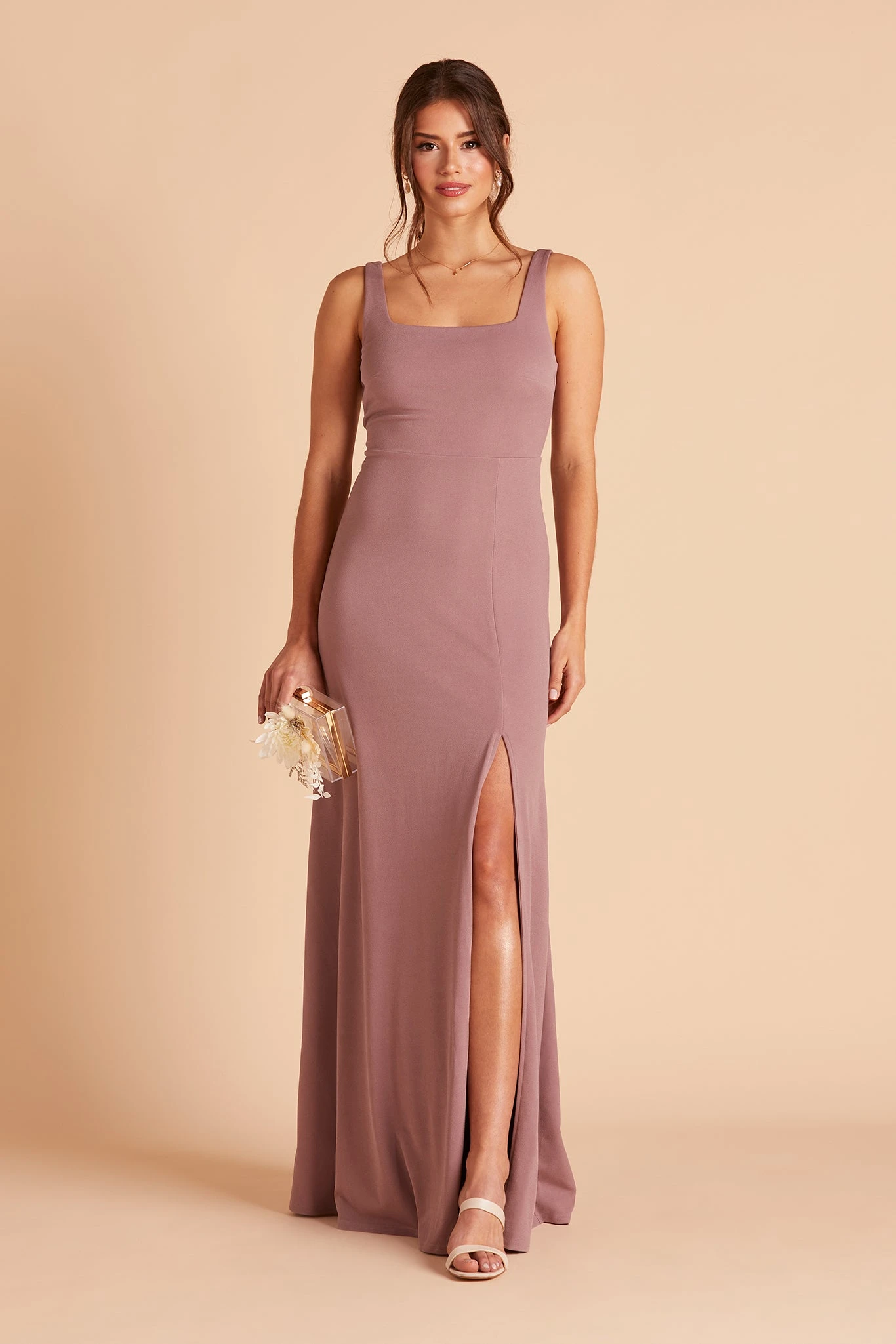 Alex Convertible Dress - Dark Mauve 5 Alex Convertible Dress - Dark Mauve - Image 3