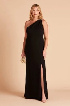 Kira Crepe Dress - Black -Elegance Bridal Store BI5717 1 5b6120b2 a6ae 4499 ac98 964ea0be611c