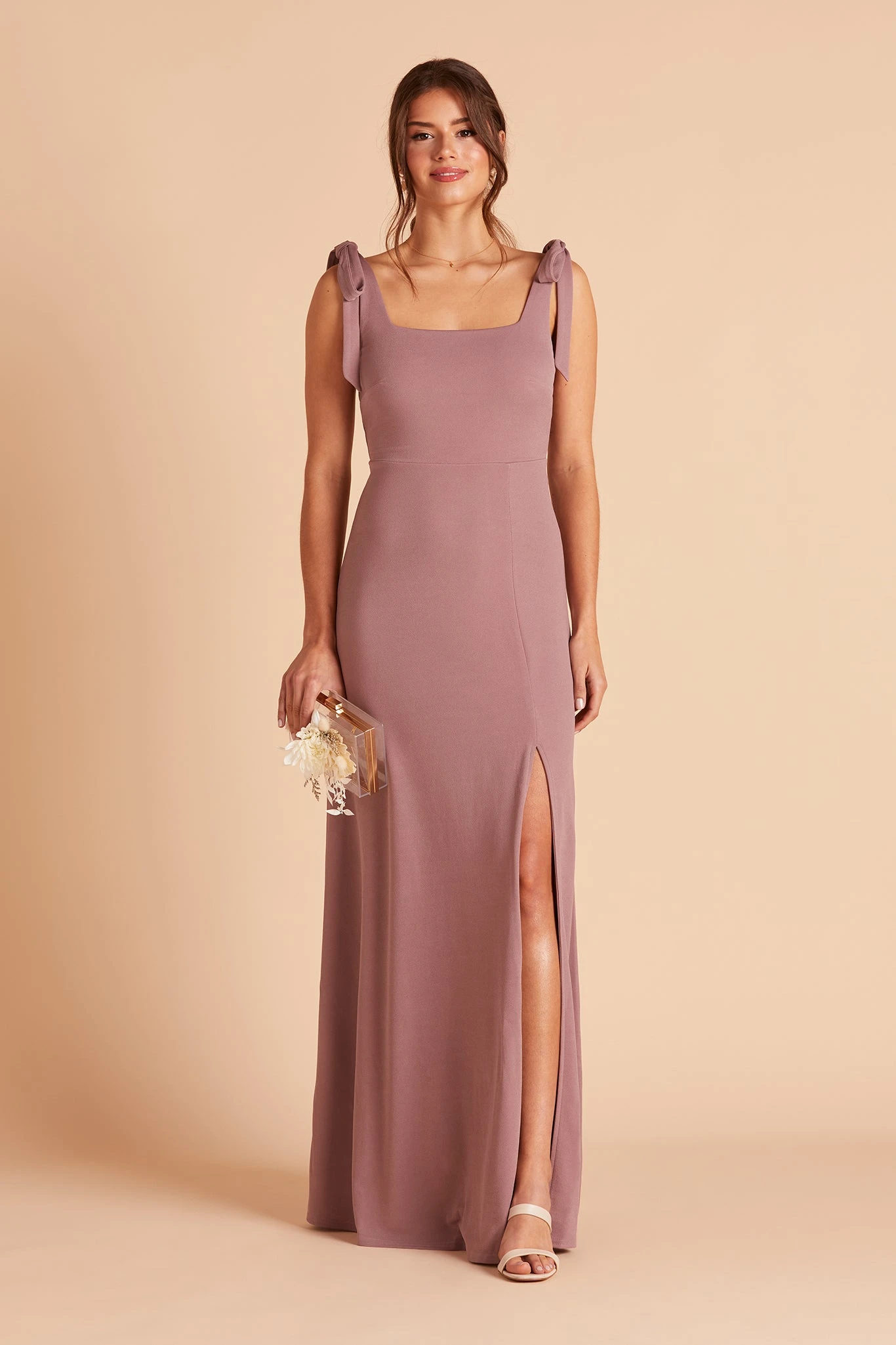 Alex Convertible Dress - Dark Mauve 9 Alex Convertible Dress - Dark Mauve - Image 7