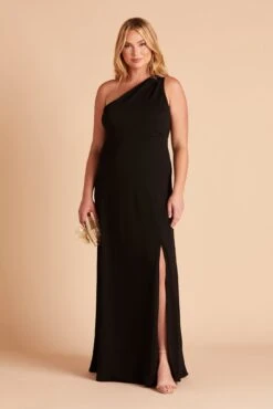 Kira Crepe Dress - Black -Elegance Bridal Store BIF18F 1 8500f5f8 8ec5 4d16 82b3 1780f3511efb