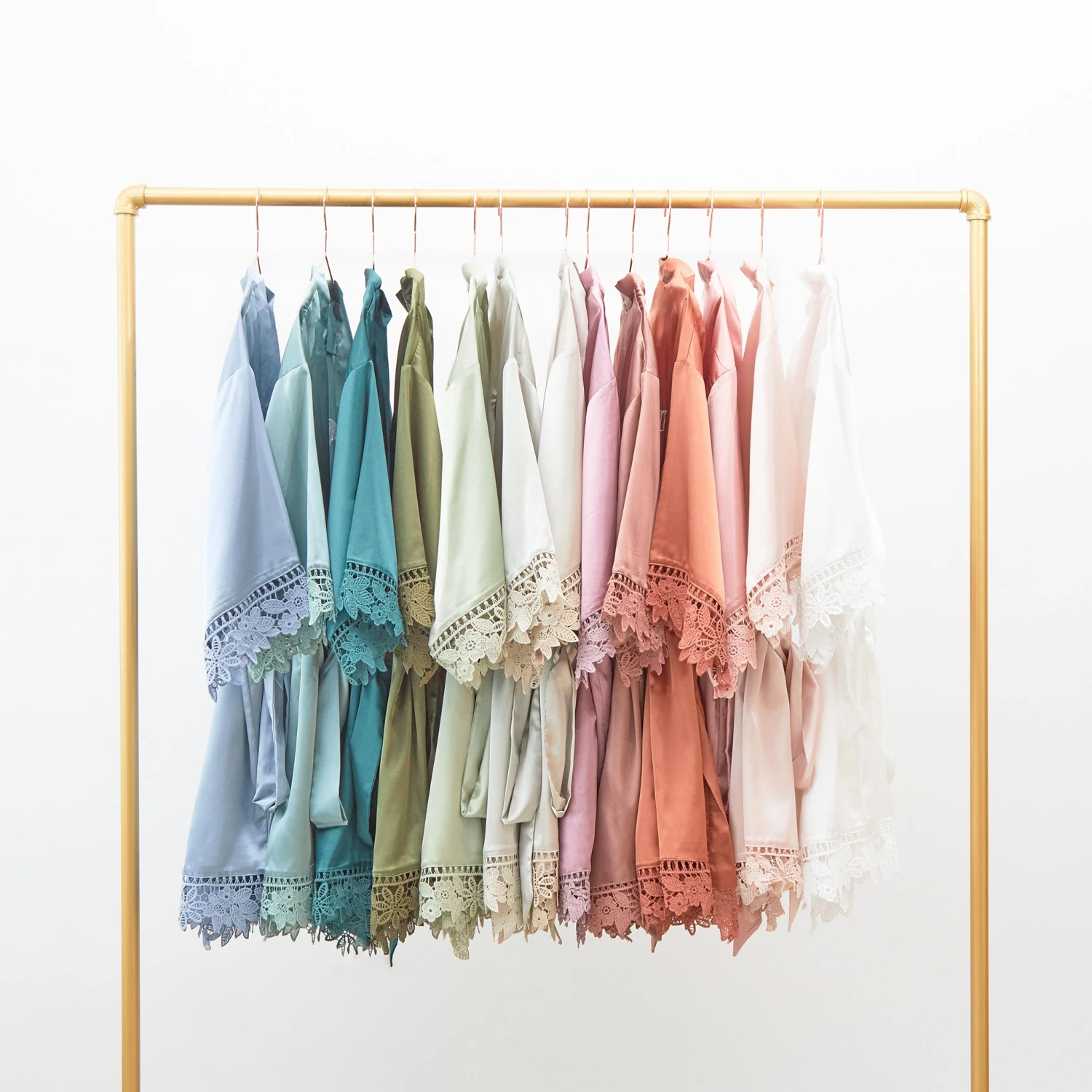 Claudine Lace Robe - Emerald 11 Claudine Lace Robe - Emerald - Image 9