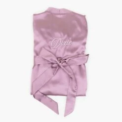 Claudine Lace Robe - Dark Mauve -Elegance Bridal Store BIRDYGREY SILKROBES1343.RT