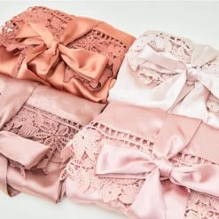 Claudine Lace Robe - Taupe -Elegance Bridal Store BIRDYGREY SILKROBES1463.CROPPED.RT